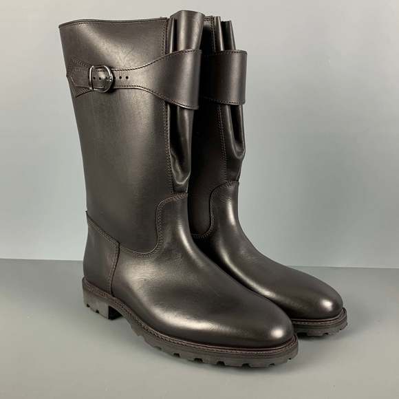 PAUL STUART Other - PAUL STUART Brown Solid Leather Pull On Boots